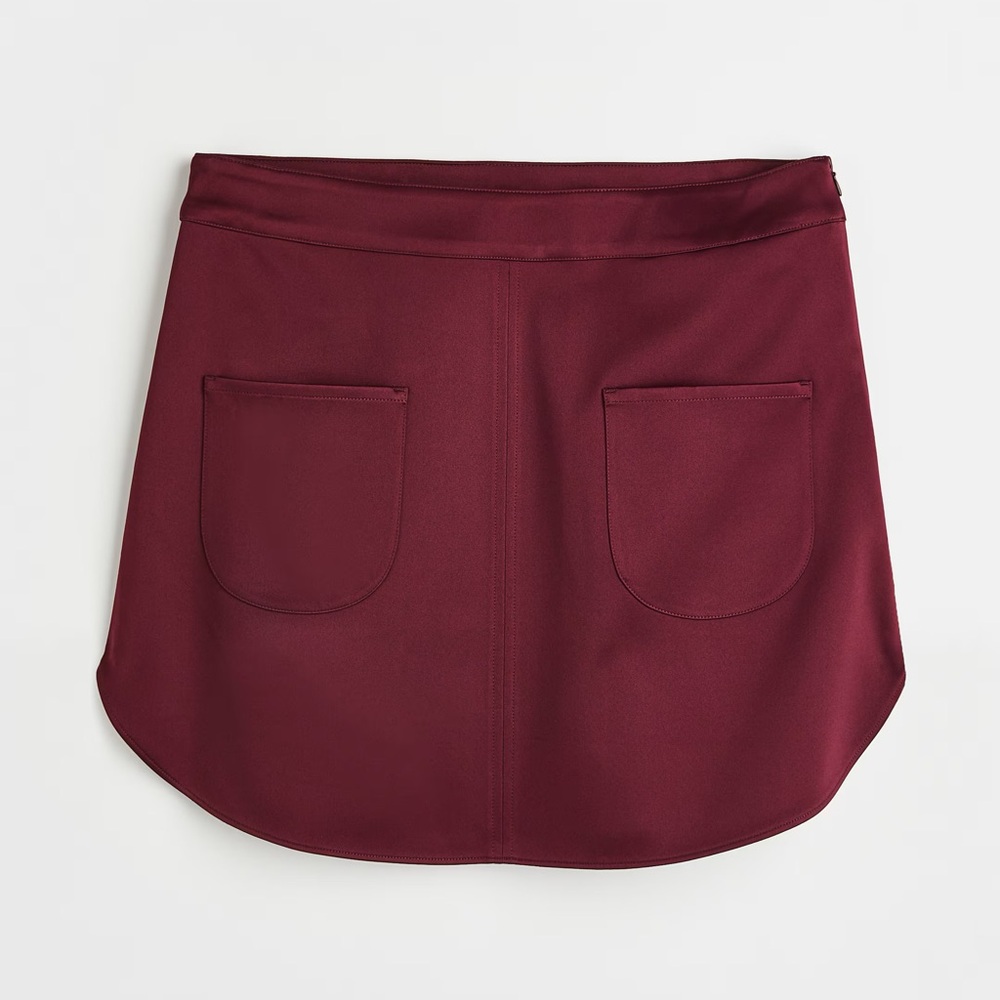 H&M Satin Mini Skirt – Size 8